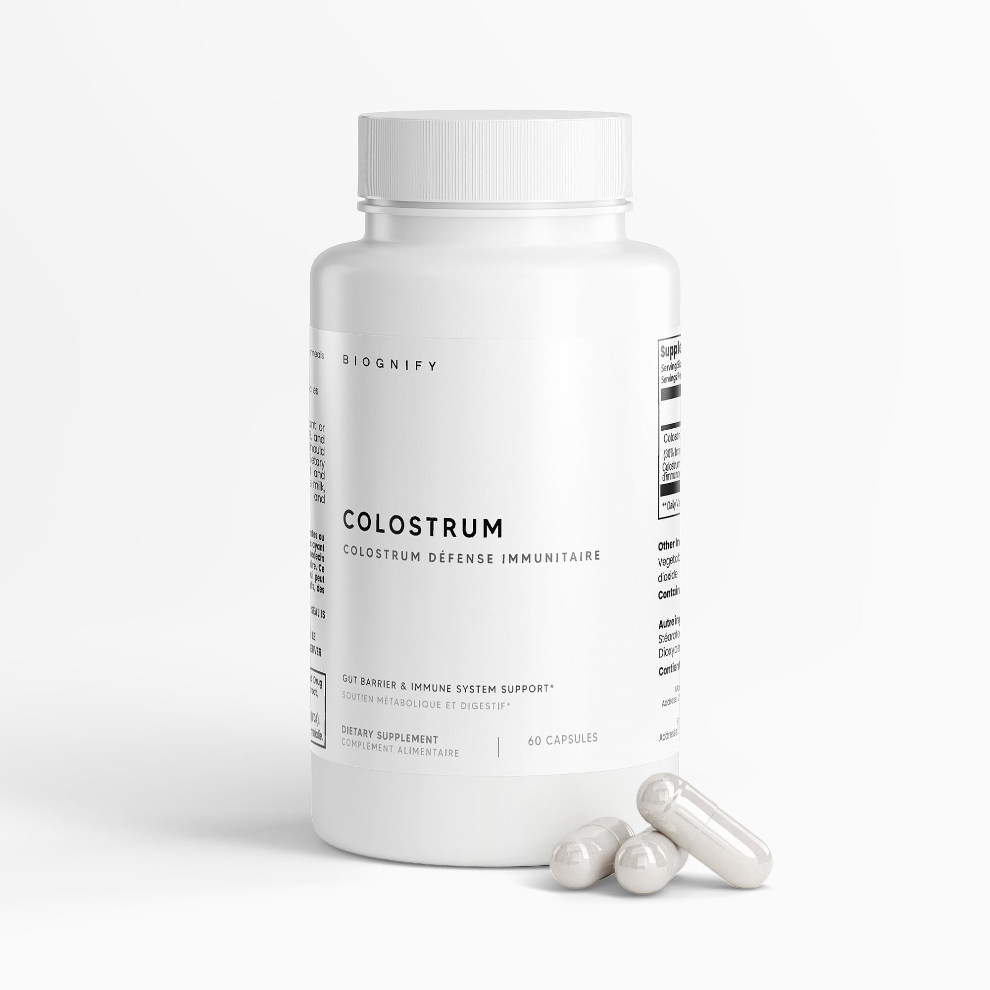 Capsules de colostrum