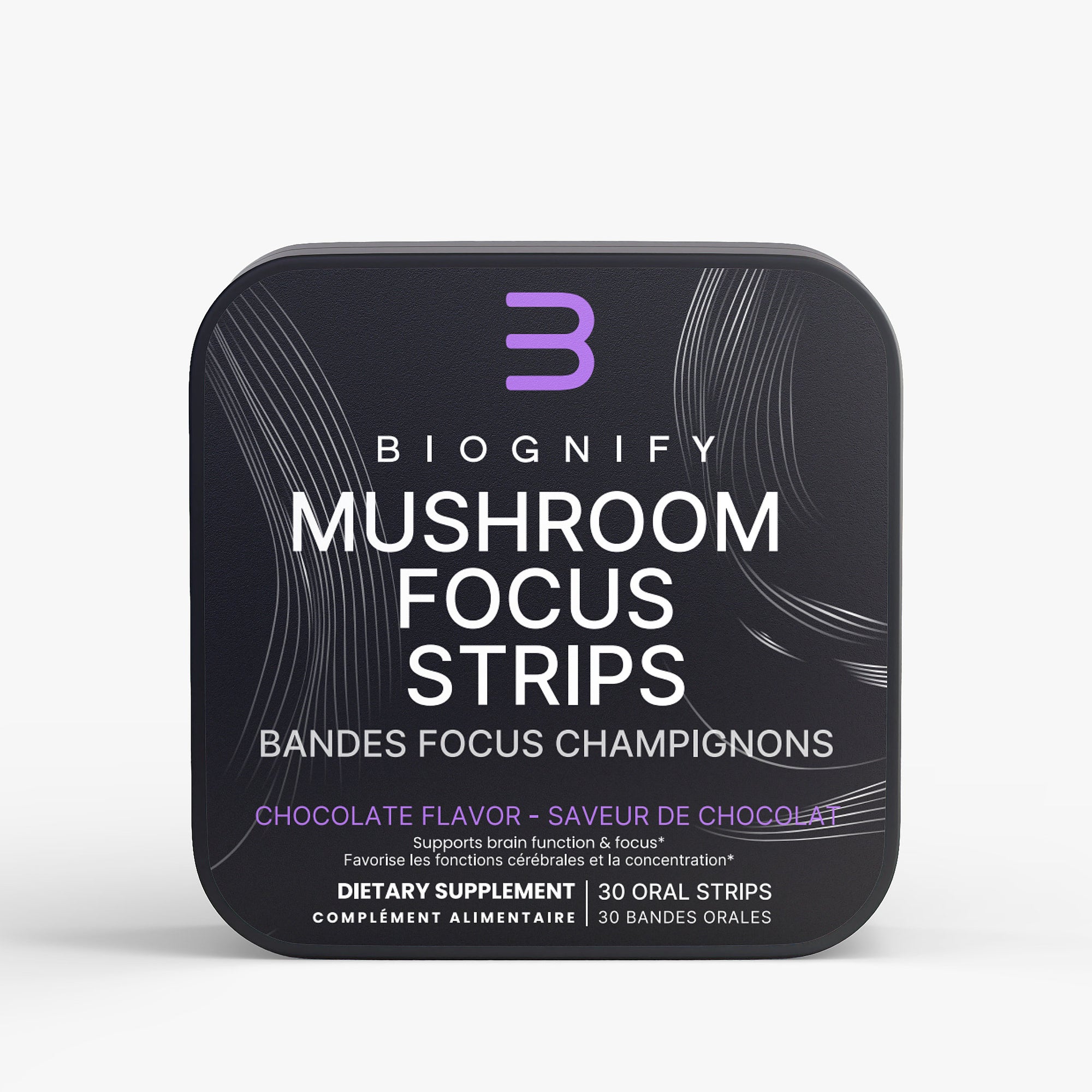 Bandes de concentration aux champignons