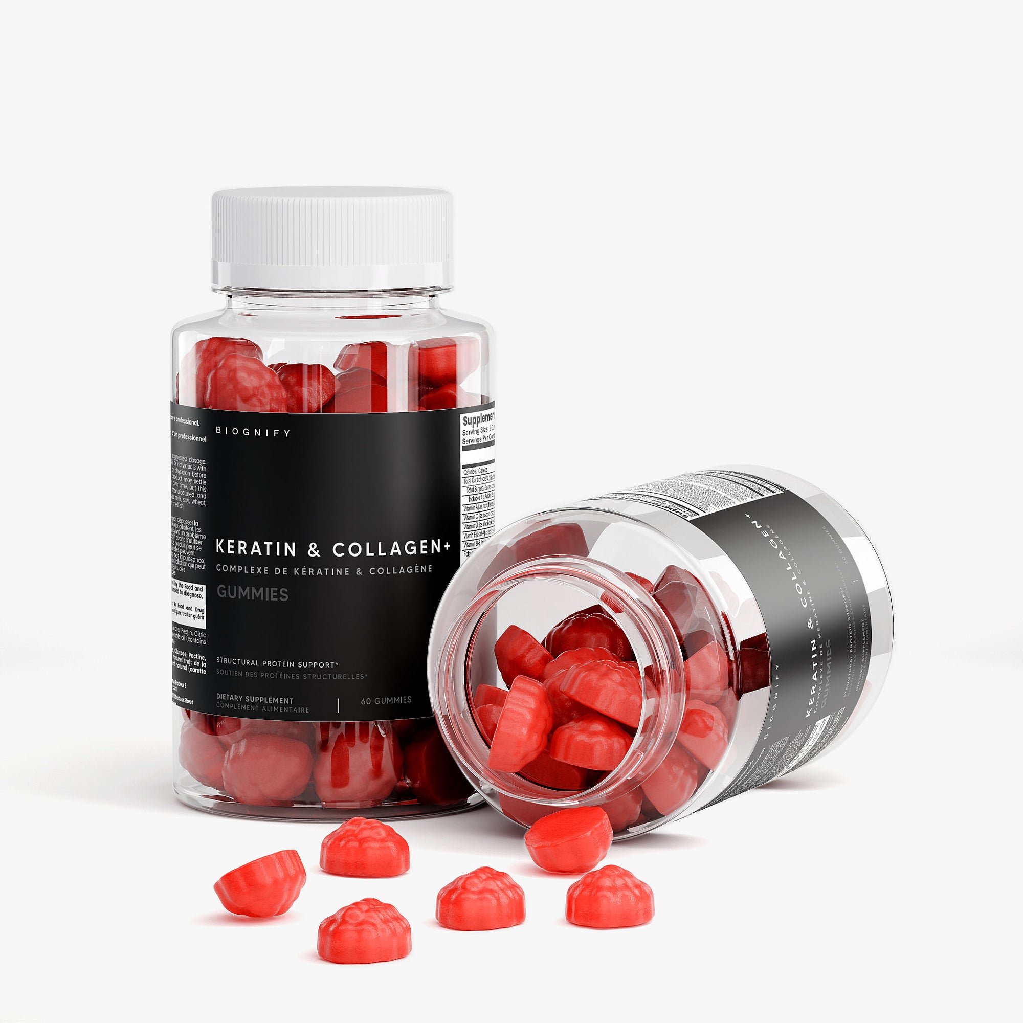 Gummies pour cheveux, peau et ongles