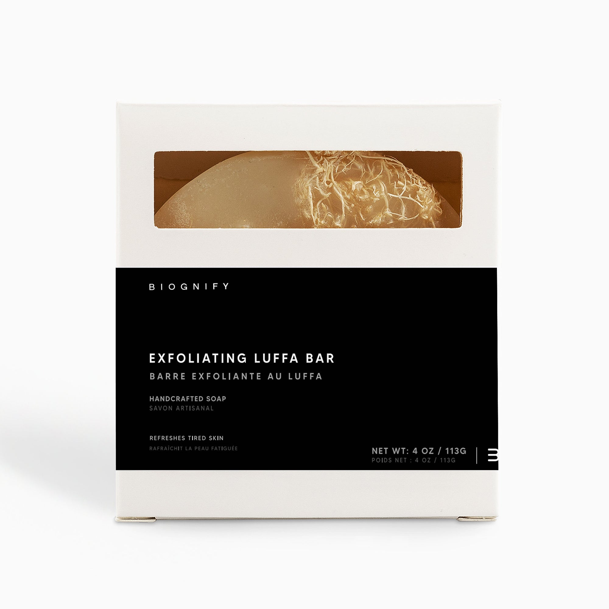 Pain exfoliant au luffa