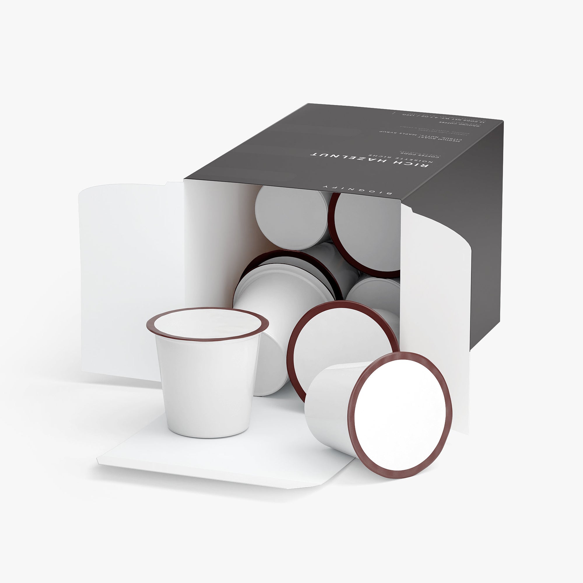 Dosettes de café riche à la noisette (torréfaction moyenne)